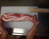 A picture of step 2 of Easy But Tender Simmered Pork Belly Cubes.
