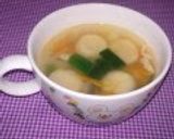 A picture of step 8 of Miso Soup with Mochi Dumplings.