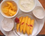 A picture of step 1 of Mango Lassi.