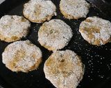 A picture of step 12 of Tikki Pav Burger.