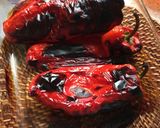 A picture of step 2 of Roasted Red Pepper.