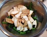 Foto langkah ke 3 dari resep Salad tahu horenso.