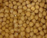 A picture of step 1 of Hummus with Tahini.