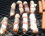 A picture of step 3 of 5th of July dogs.