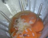 A picture of step 7 of Packed with Carrot's Sweetness! Carrot Soy Milk Potage Soup.