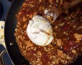 A picture of step 4 of Skillet Cream Cheese Chicken Chili.