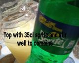 A picture of step 8 of Ginger Lemonade😍😍.