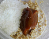 Foto del paso 2 de la receta: Antojito de avena, dulce de leche y coco en 2'!