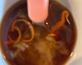 A picture of step 4 of Perilla Leaf Drink with Rock Sugar.