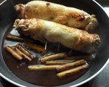 A picture of step 5 of Burdock Root Chicken Rolls.