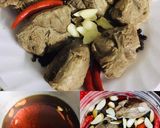 Hình bước làm 1 của món Bò ngâm mắm !