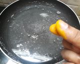 A picture of step 3 of Kesari bath.