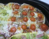 A picture of step 5 of Mochi Pizza With Four Toppings.
