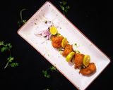 A picture of step 8 of Nimbu lahori fish fry.