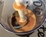 Une image de l'étape 2 de Sauce salade fruitée pêche, figue et cidre à la moutarde de Bourgogne.