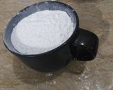 A picture of step 1 of Nan khatai without oven 👌.
