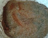 A picture of step 2 of Mayan Chocolate rub.