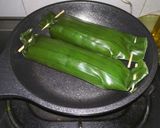 Foto langkah ke 6 dari resep Nasi bakar cumi asin.