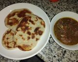 A picture of step 3 of Naan bread.