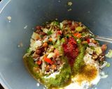 A picture of step 4 of Mixed Sprouts Chaat.