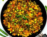 मिक्स हरी-भरी चटपटी सब्जी(Mix hari -bhari chatpati sabzi recipe in hindi) रेसिपी चरण 13 फोटो