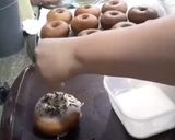 A picture of step 9 of Chocolate Donuts 🍩🍩🍩.
