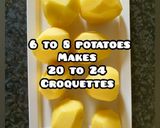 A picture of step 1 of Potato cheese croquettes.