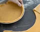 A picture of step 4 of Pastiera Napoletana.