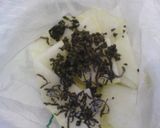 A picture of step 2 of Pickled Daikon Radish with Shiso.