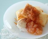 A picture of step 5 of Easy Apple "Pie" with Homemade Apple Jam.