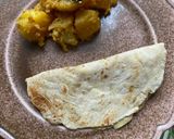A picture of step 6 of Achari Dum Aloo.