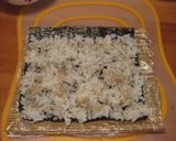 A picture of step 1 of Authentic California Roll.