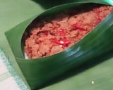 Foto langkah ke 4 dari resep Nasi Bakar Ayam Suwir.