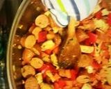 A picture of step 9 of Chicken and Chorizo Paella.