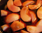 A picture of step 2 of Apple Compote with Red Wine.