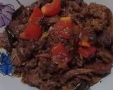 Foto langkah ke 5 dari resep Tumis daging kambing bumbu kecap.