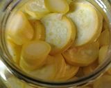 A picture of step 1 of Pickled squash.
