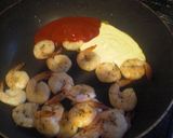 A picture of step 3 of Shrimp with Aurora Sauce.
