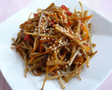 A picture of step 7 of Tasty Burdock Root and Carrot Kinpira.