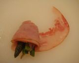 A picture of step 3 of Chikuwa Flower Rollups.
