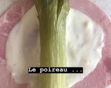 Une image de l'étape 7 de Poireaux béchamel entourés de jambon.