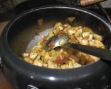 A picture of step 4 of Lauki ki sabji.