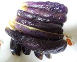 A picture of step 6 of Colorful Chilled Eggplant with Korean Spicy Sauce.