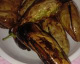 A picture of step 3 of Fried chillos 🌶🌶.