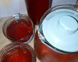 Foto langkah ke 4 dari resep Sirup Rosella Pandan.