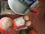 Mango-coconut pancakes