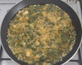 A picture of step 7 of Purslane and Ricotta Frittata.