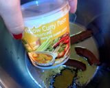 A picture of step 4 of yummy yellow potato curry.