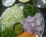 A picture of step 1 of Cabbage Roasties.