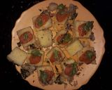 A picture of step 8 of Dhokla made with rice flour and besan.